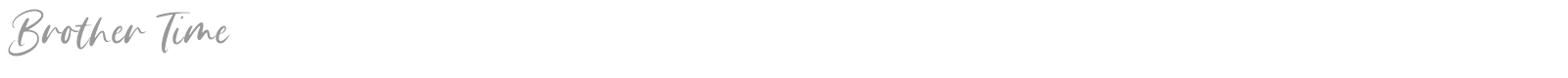 Brother Time font preview